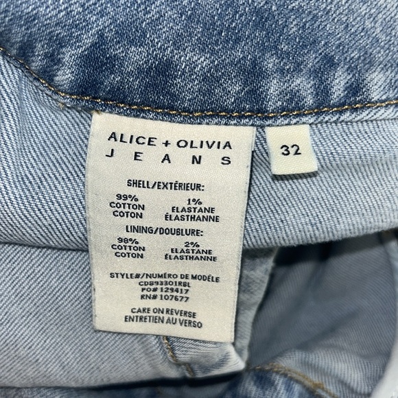Alice + Olivia Denim Shorts size 32 - Picture 4 of 7